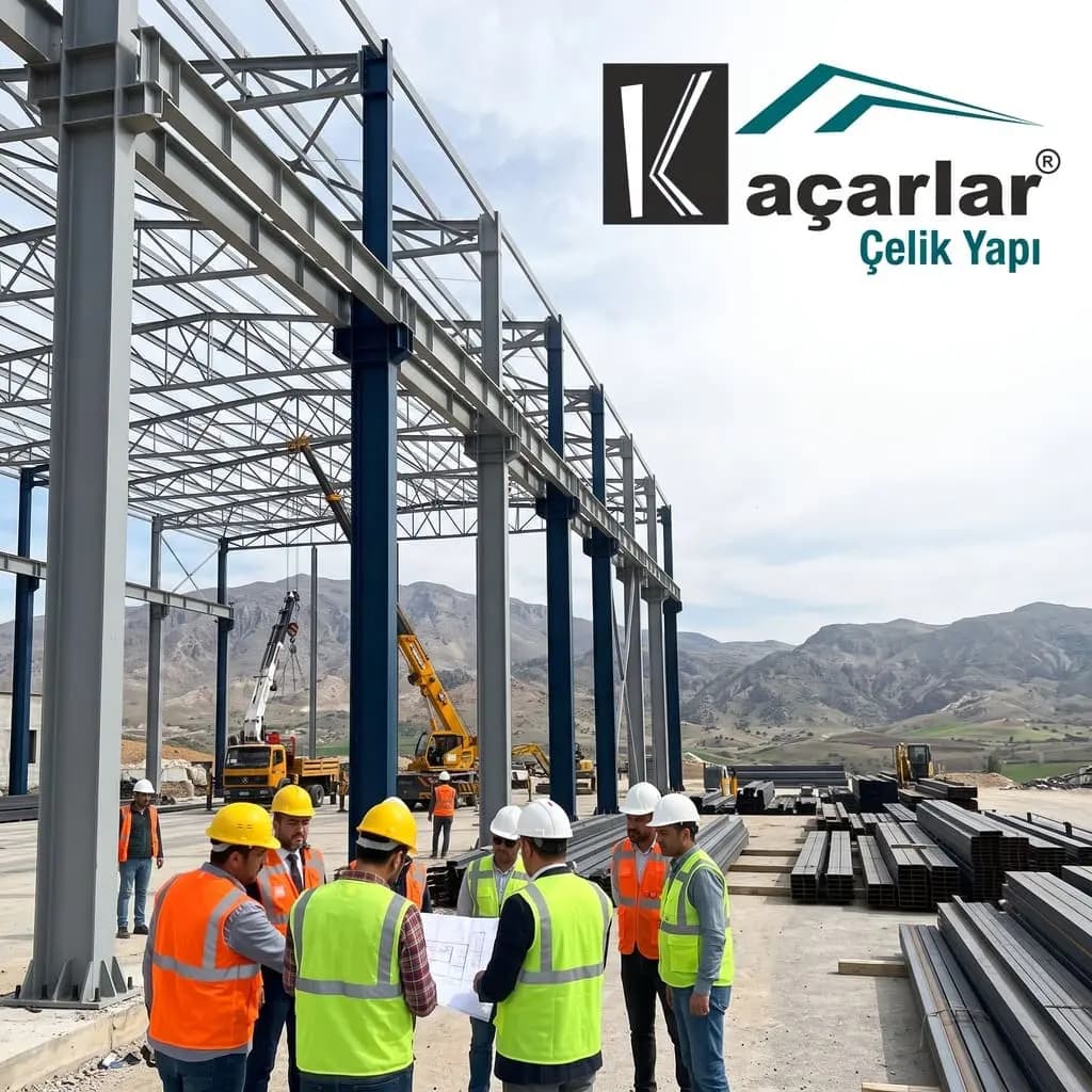 Kaçarlar Çelik Yapı Malatya çelik yapı projesi